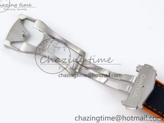 0227 Comfortable Planet Ocean 43.5mm SS VSF 1:1 Best Edition Black Orange Bezel Gray Dial on Nylon Strap A8900 Super Clone V 7730